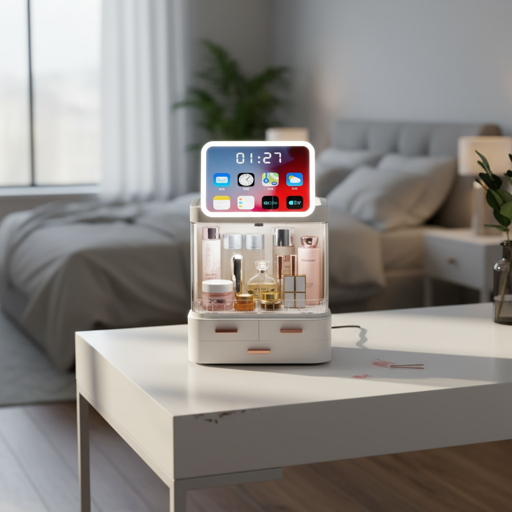 Organisateur sans main, éclairage naturel